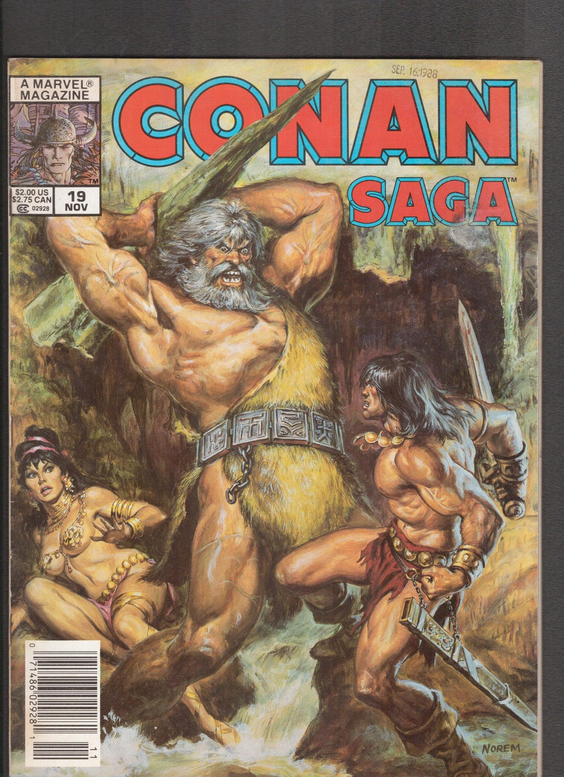 Conan Saga #19 (1988) John Buscema, Roy Thomas Marvel Comics