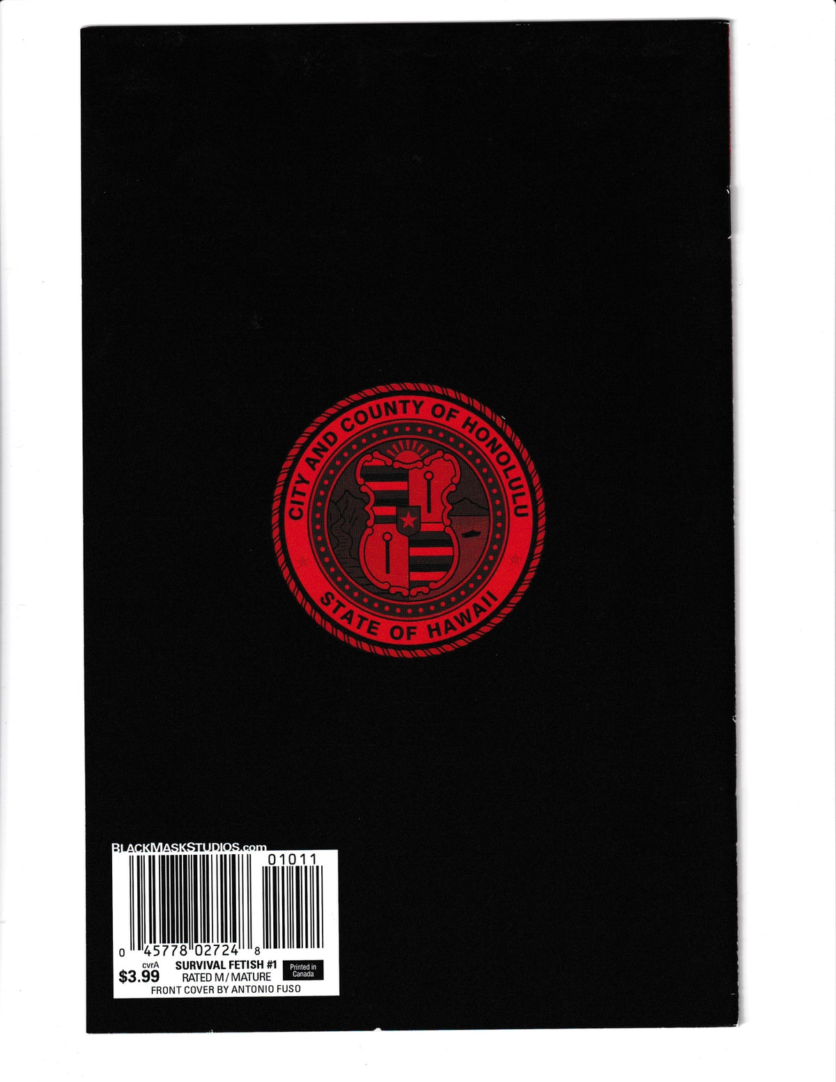 Survival Fetish #1 (2018) First Issue Black Mask Comics