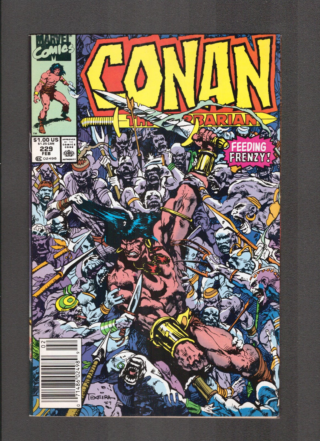 Conan the Barbarian #229 (1990) Texeira Marvel Comics