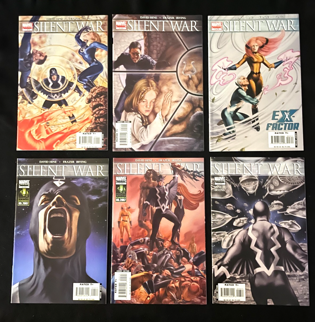 Silent War - Complete Set of 6 #1-6 (2007) Marvel