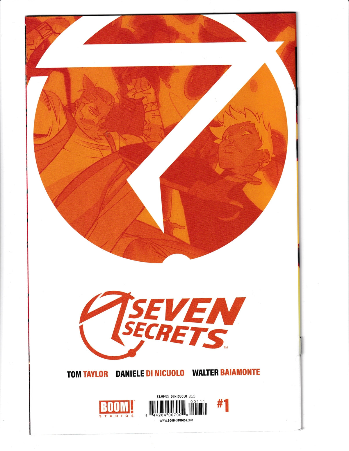 Seven Secrets #1 (2020) Daniele di Nicuolo Boom! Comics