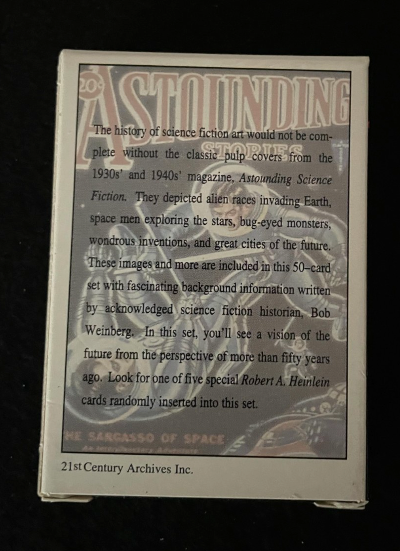 Astounding Science Fiction - 1994 - Factory Set 50 Cards - 21st Century Archives