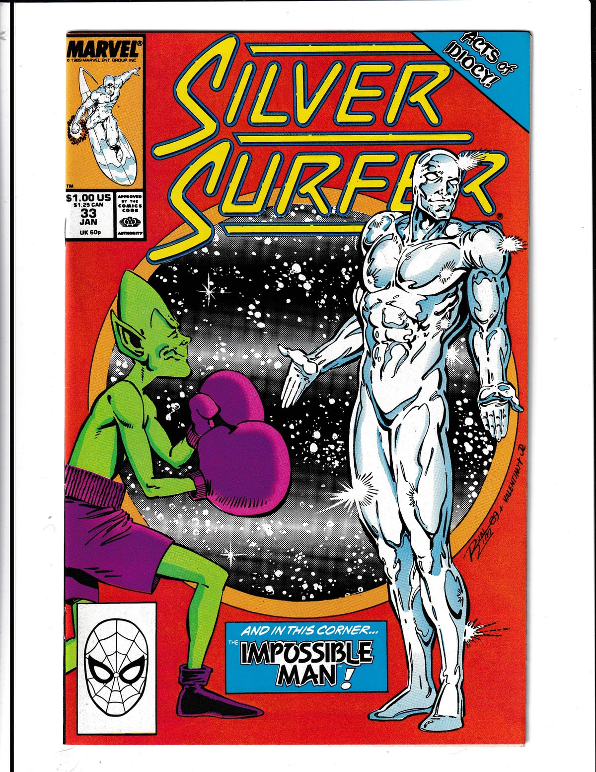 Silver Surfer #33 (1990) Marvel Comics