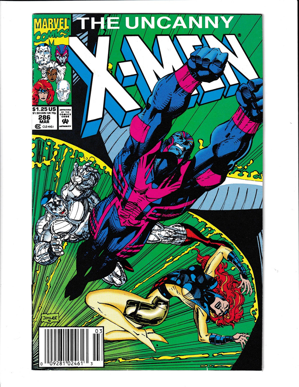 Uncanny X-Men #286 (1992) Jim Lee Marvel Comics