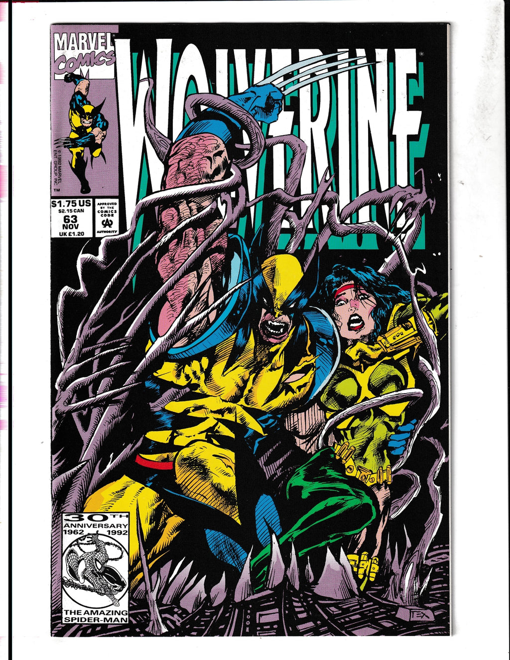 Wolverine #63 (1992) Marvel Comics SKU:1811