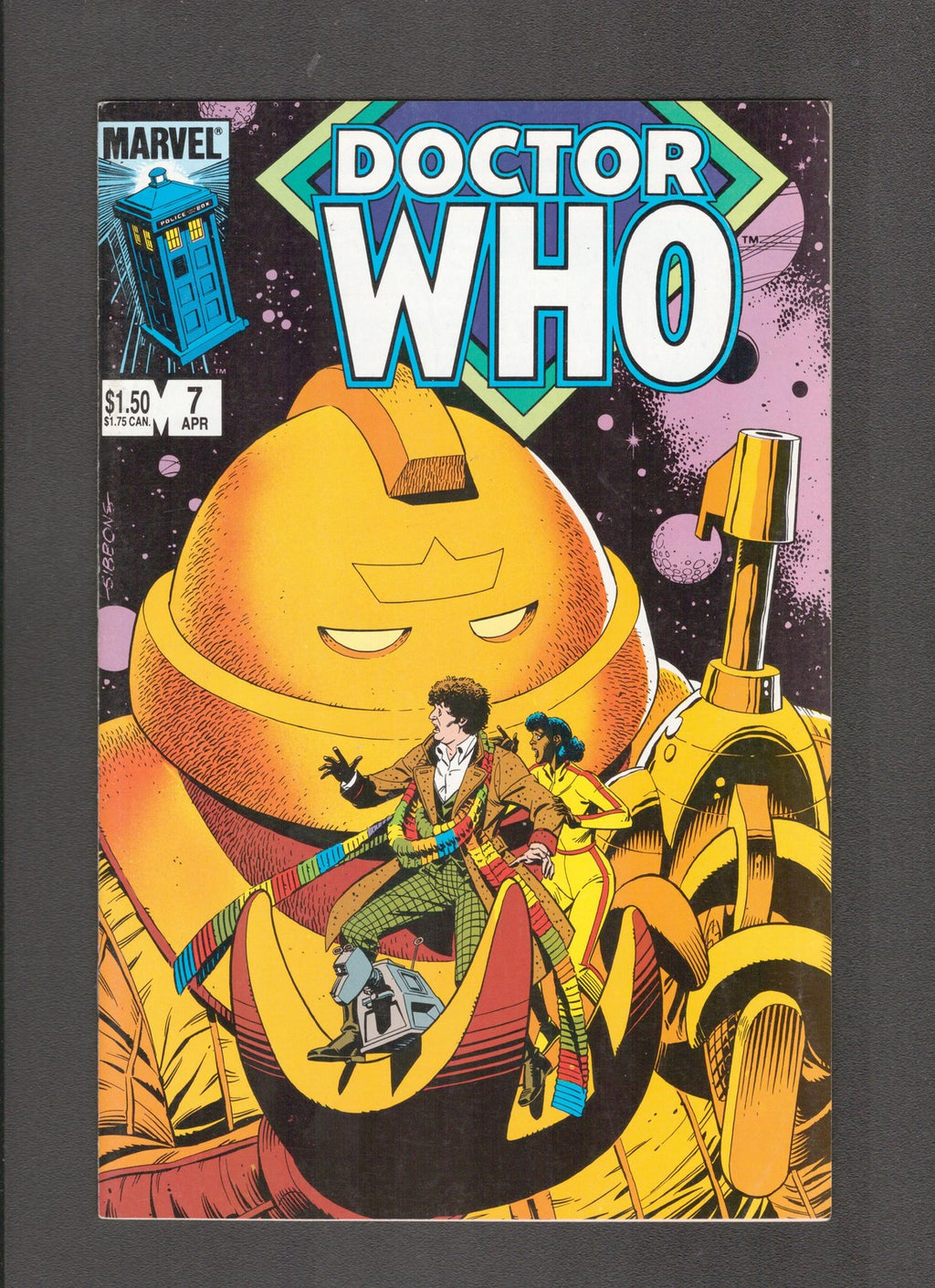 Doctor Who #7 (1985) Dave Gibbons Marvel Comics