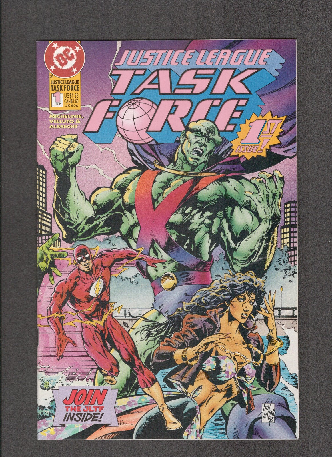 Justice League Task Force #1 (1993) Sal Velluto DC Comics
