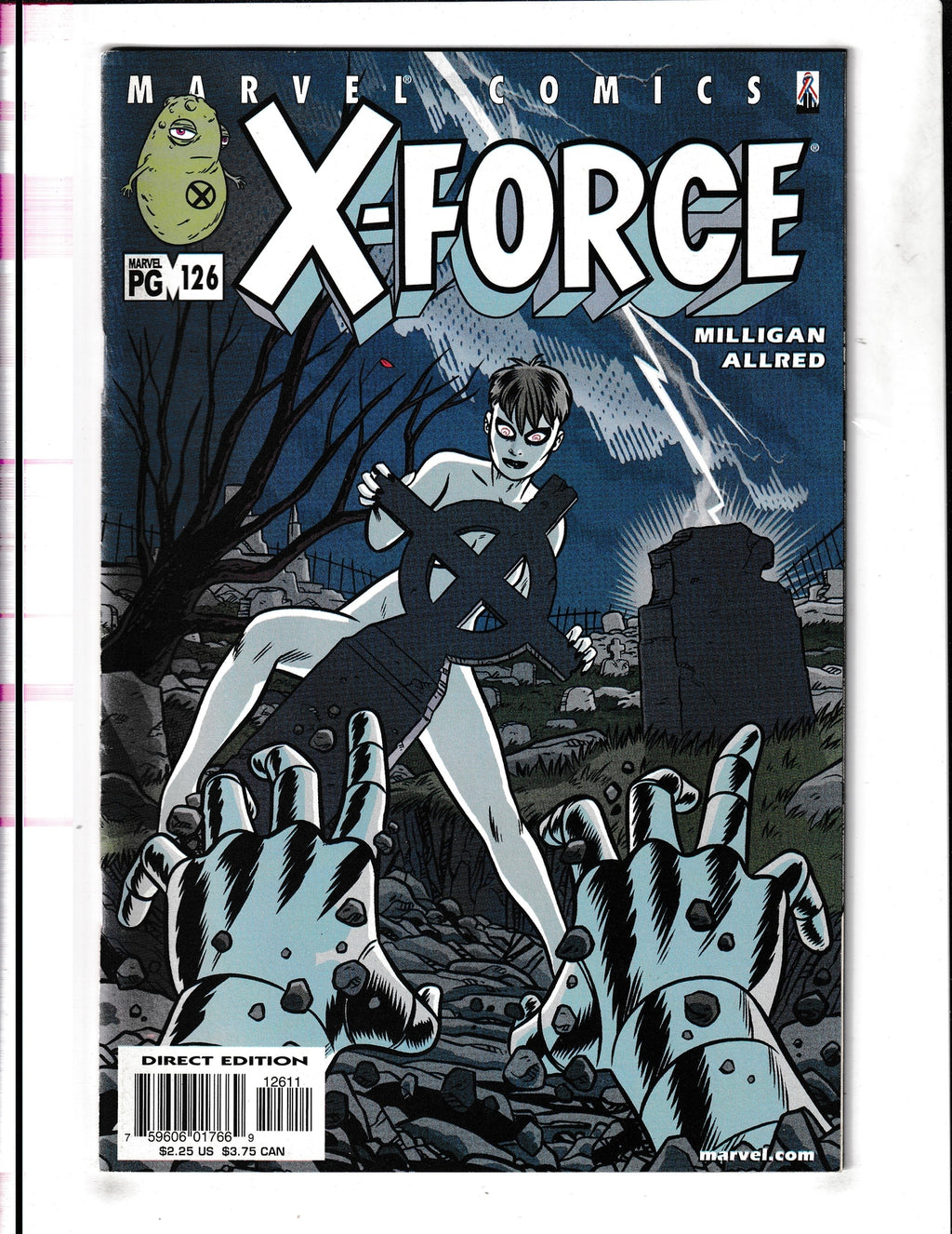 X-Force #126 (2002) Origin of Dead Girl (MoonBeam) Marvel Comics