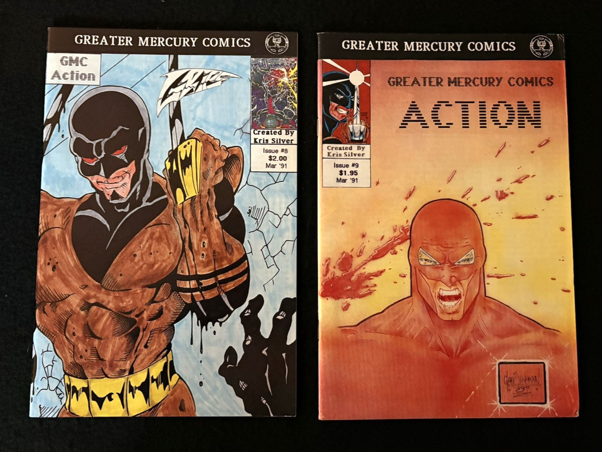 Grips Volume 2 - Run of 9 #1-9 (1989-90) Greater Mercury Comics
