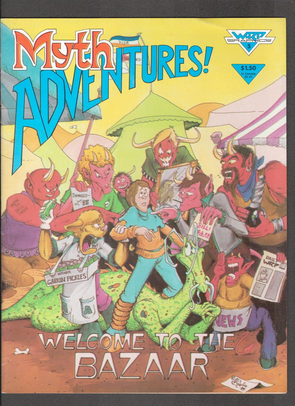 Myth Adventures #5 (1985) Phil Foglio Warp Graphics Comics