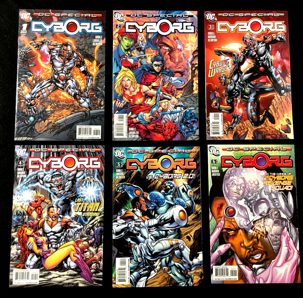 DC Special: Cyborg - Complete Set of 6 #1-6 (2008) DC Comics