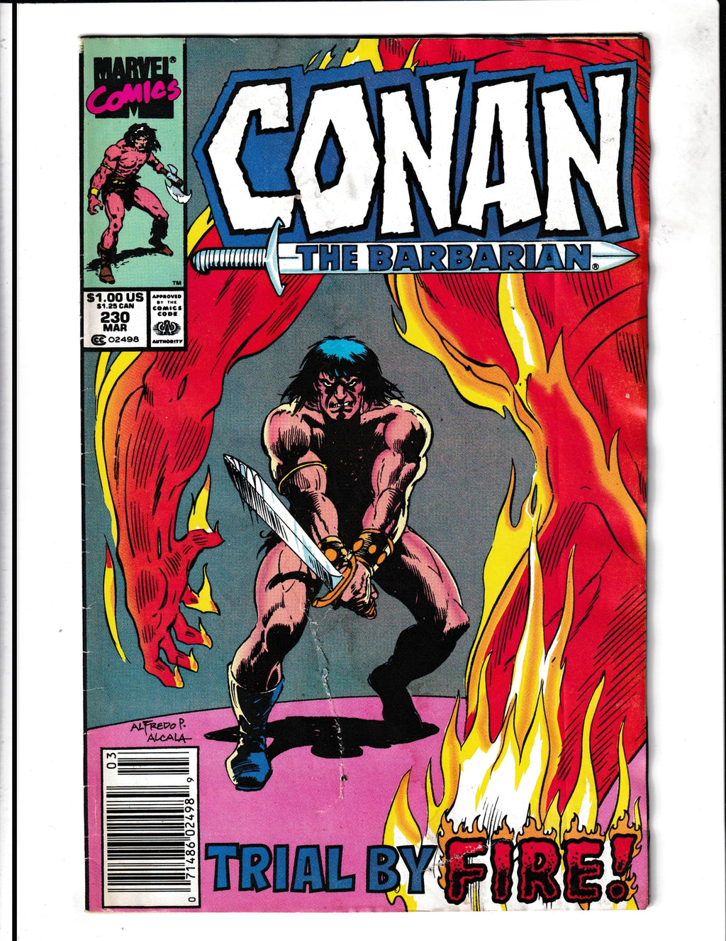 Conan the Barbarian #230 (1990) Marvel Comics SKU:1348