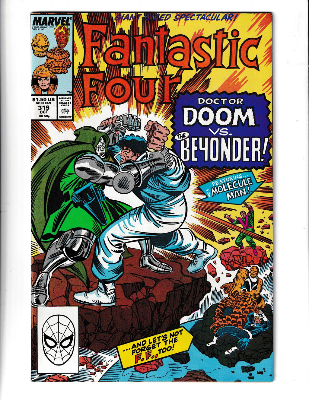 Fantastic Four #319 (1988) Double Sized Issue Marvel Comics