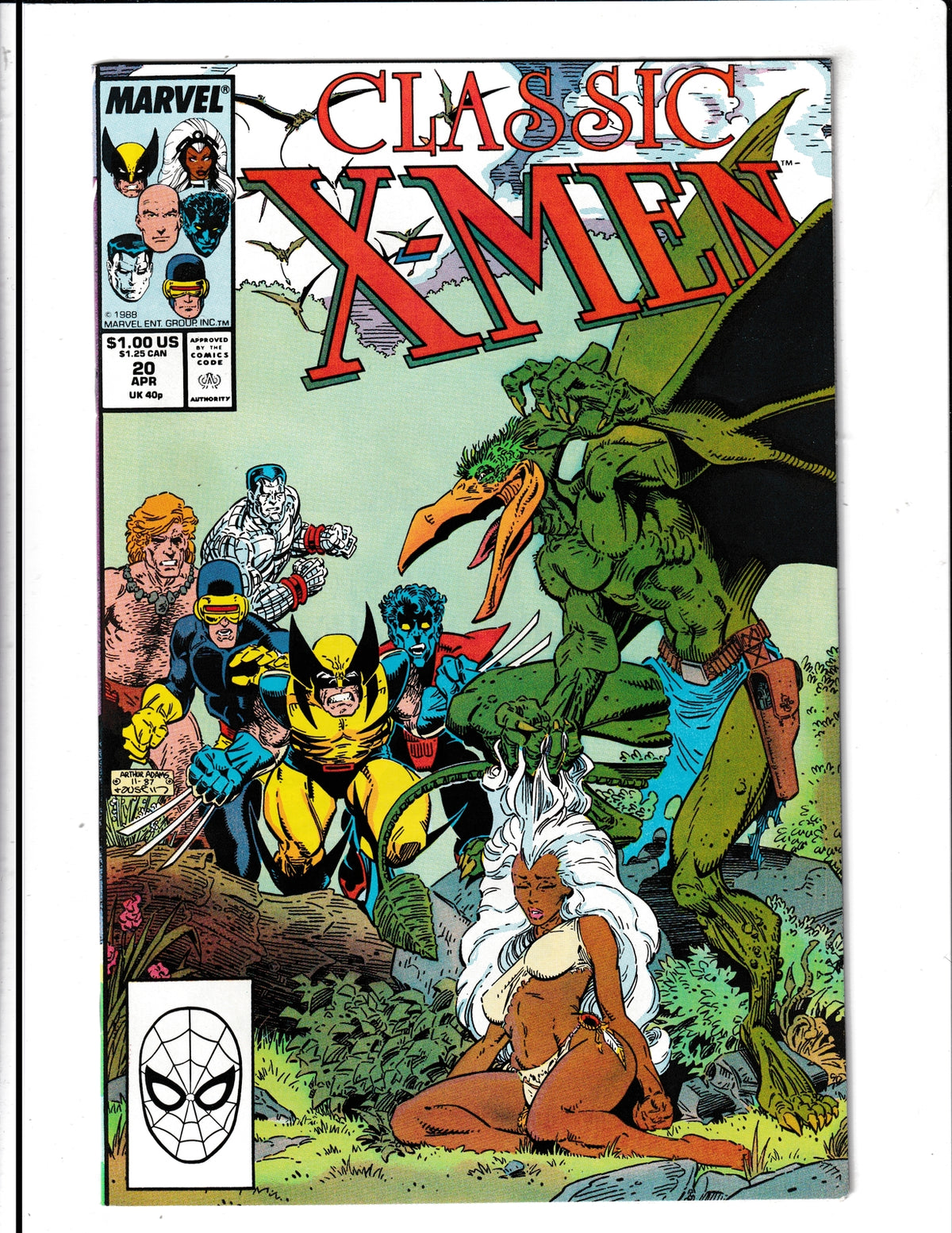 Classic X-Men #20 (1988) HIGHER GRADE Marvel Comics