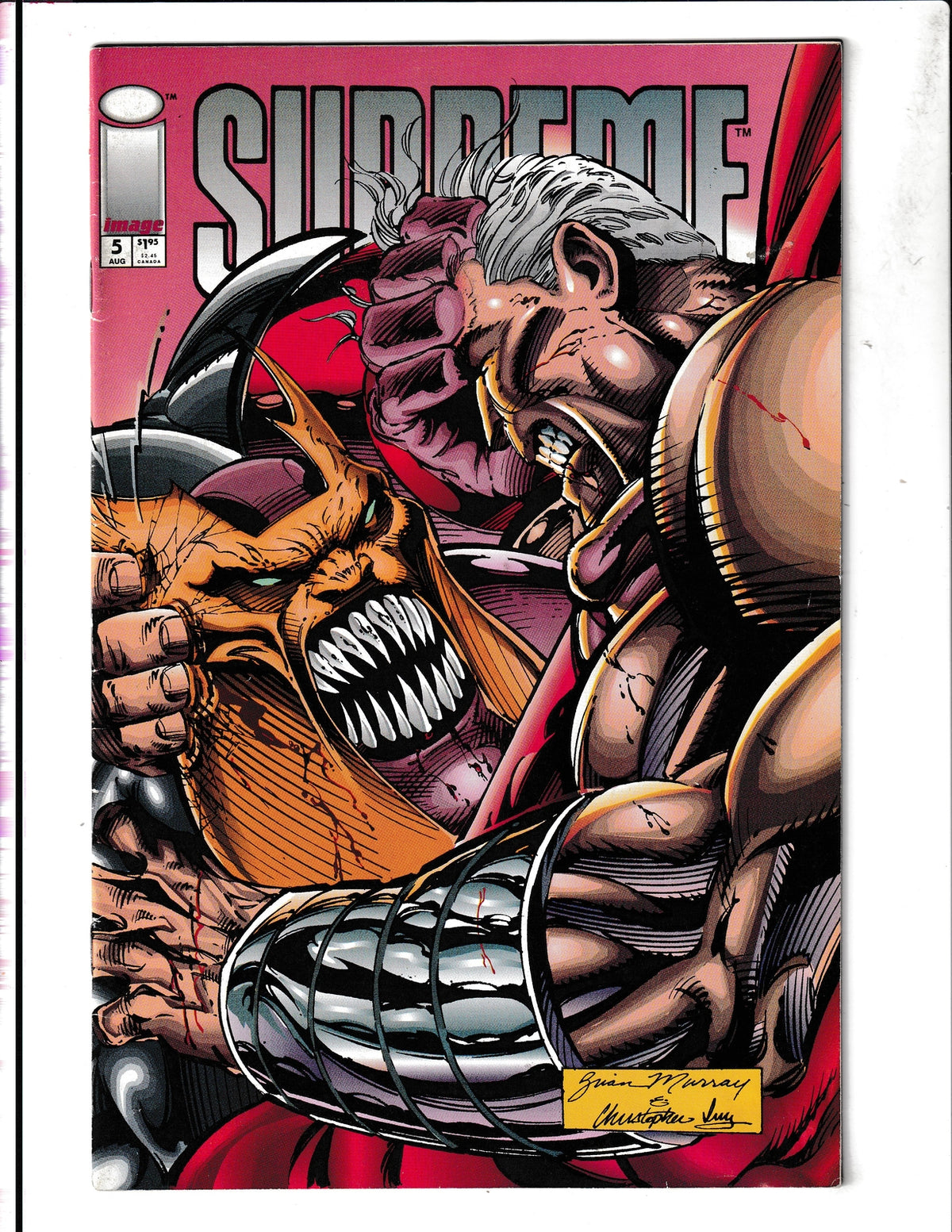 Supreme #5 (1993) "Krome the Conqueror" Image Comics