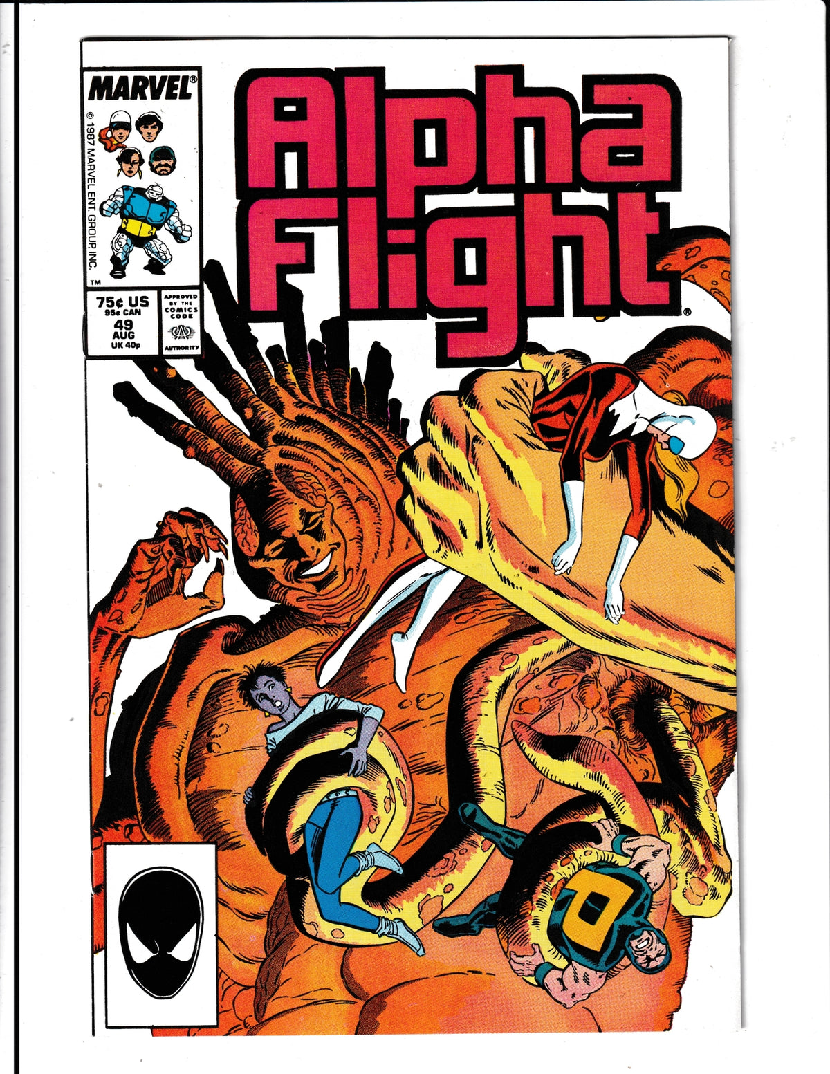 Alpha Flight #49 (1987) Marvel Comics SKU:1109