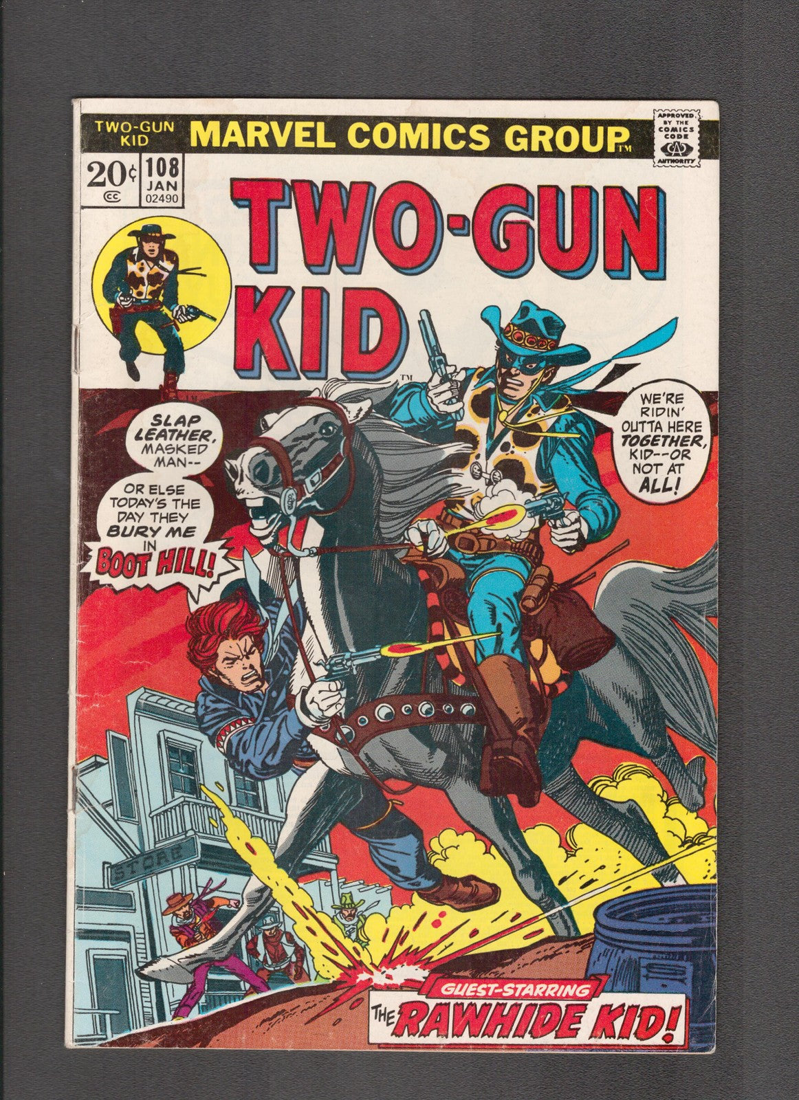 Two-Gun Kid #108 (1973) Dick Ayers - Vince Coletta Marvel Comics