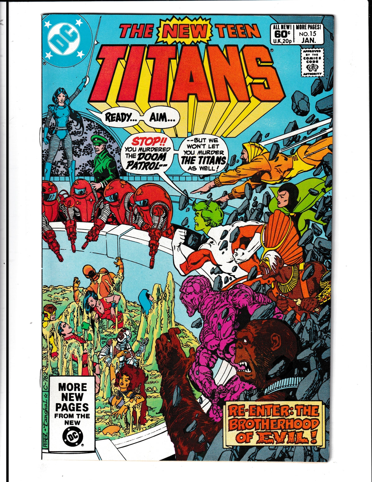 New Teen Titans #15 (1982) DC Comics