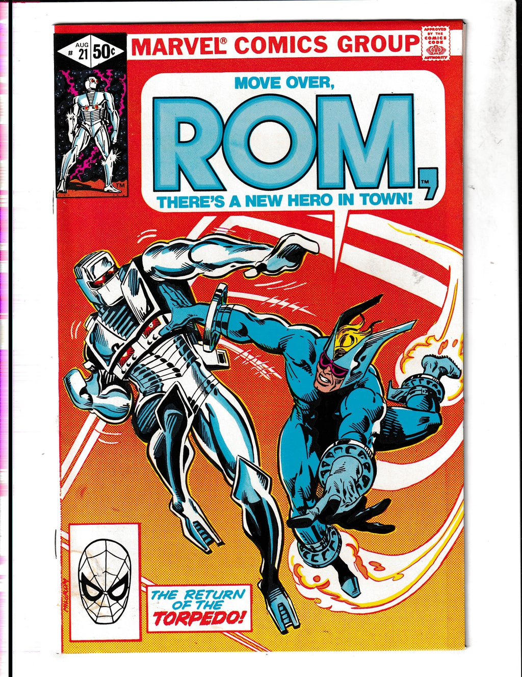 ROM #21 (1981) SpaceKnight Marvel Comics SKU:1838