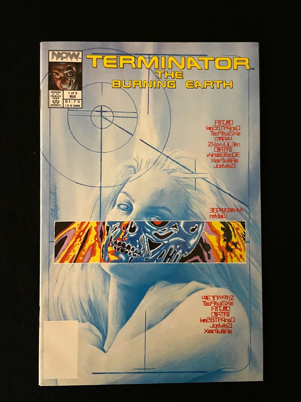 Terminator: The Burning Earth -Complete Set of 5 #1-5 - Alex Ross - (1990) - NOW