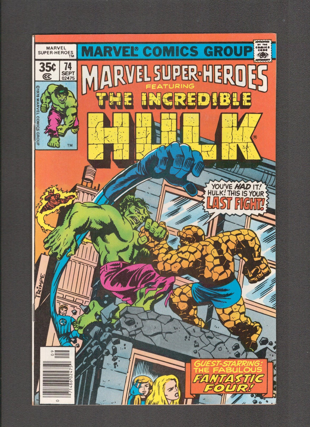 Marvel Super-Heroes #74 (1978) Trimpe, Thomas, Lee Marvel Comics