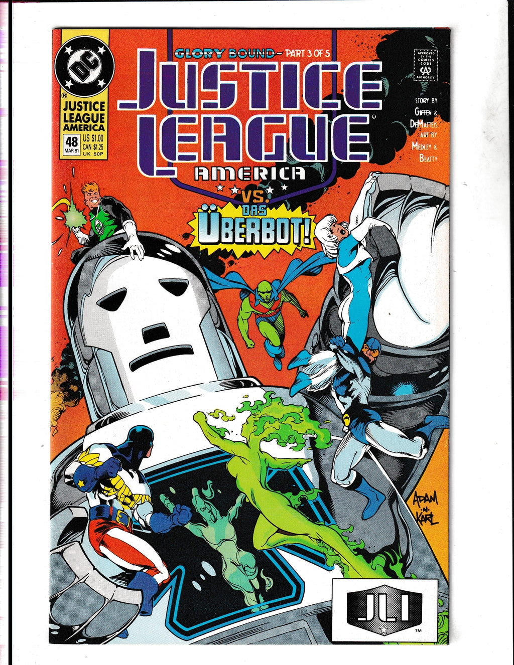 Justice League America #48 (1991) DC Comics