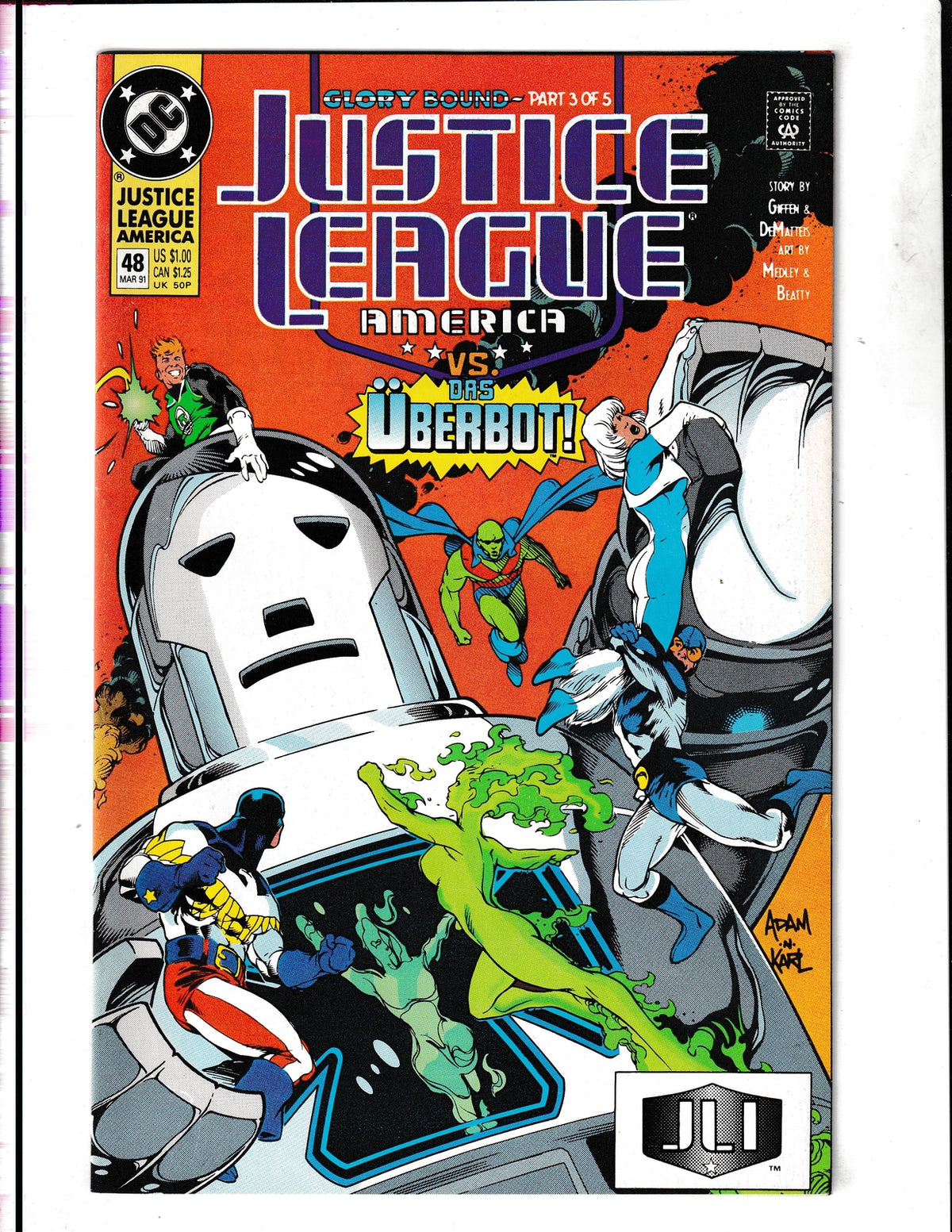 Justice League America #48 (1991) DC Comics