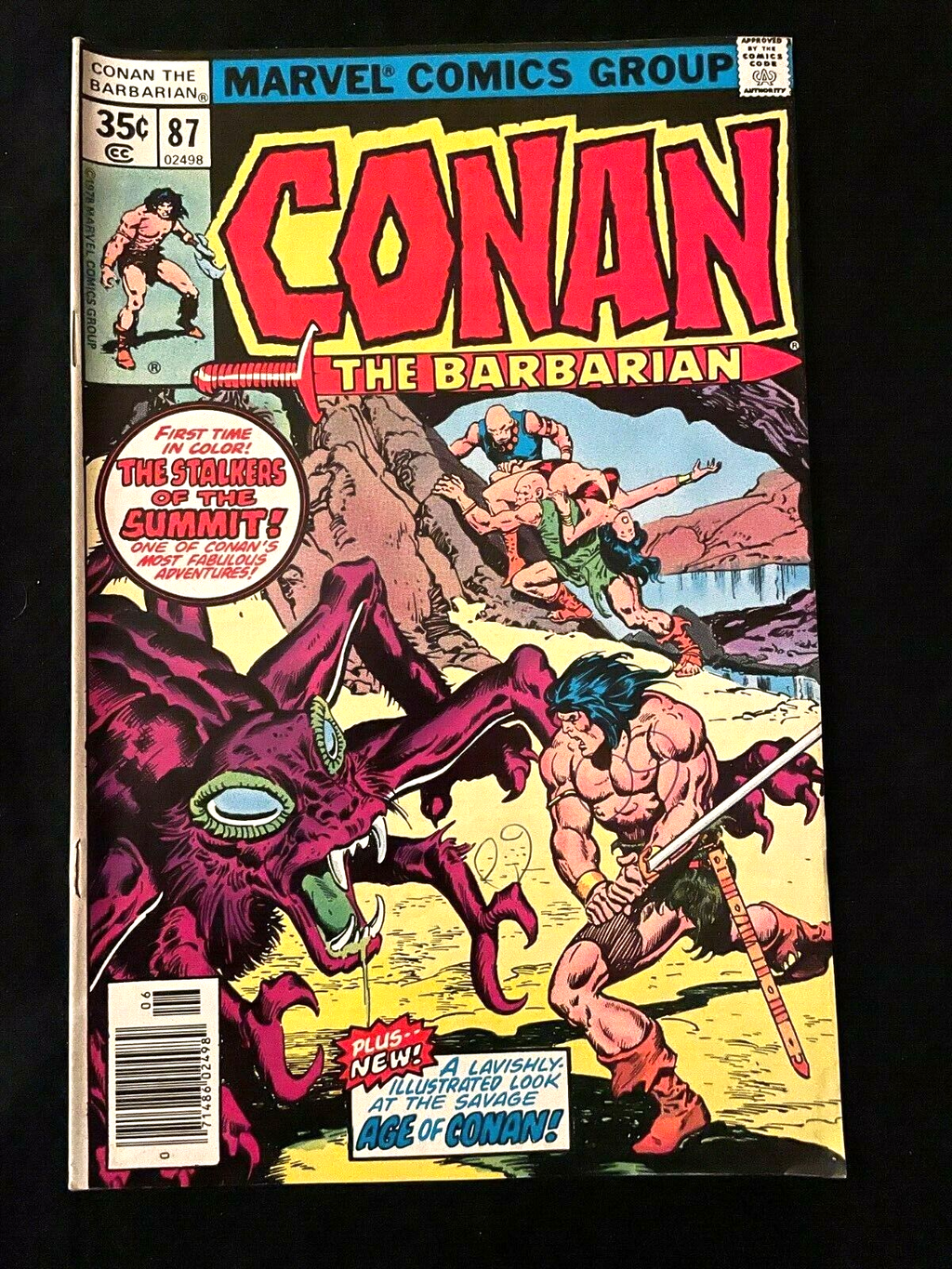 Conan the Barbarian No. 87 JUNE 1978 Marvel Comics