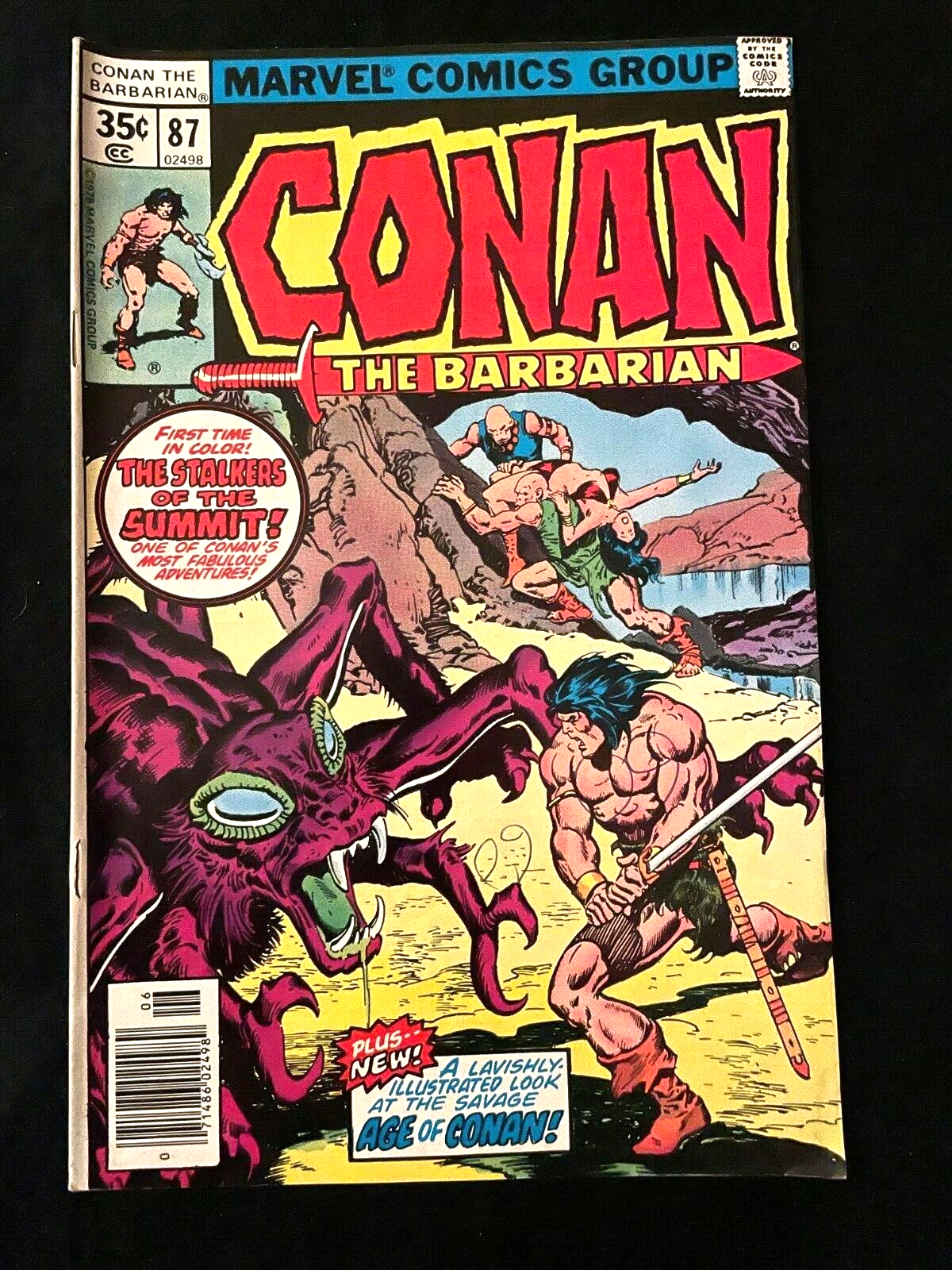 Conan the Barbarian No. 87 JUNE 1978 Marvel Comics