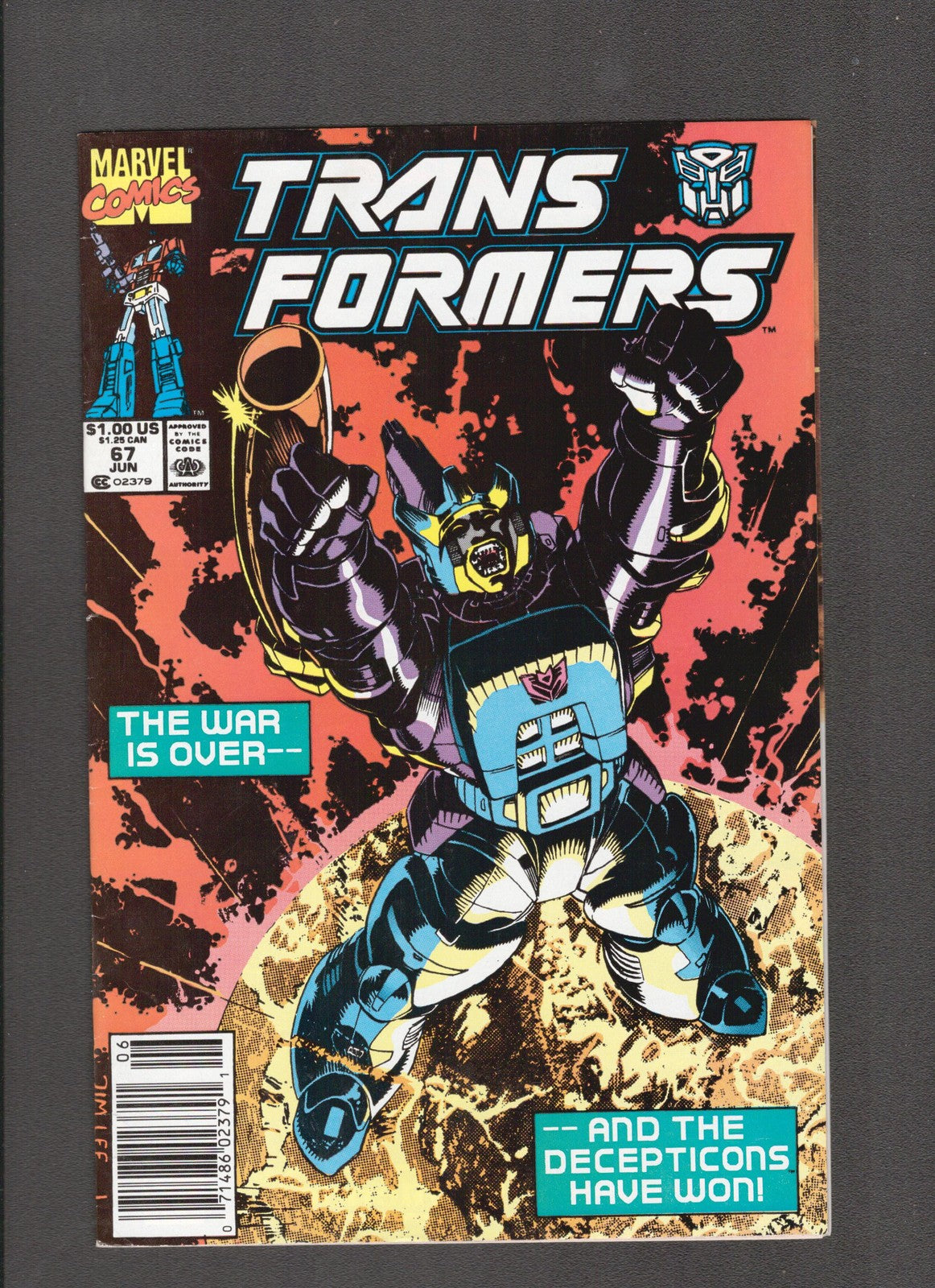 Transformers #67 (1990) Jim Lee Newsstand Marvel Comics
