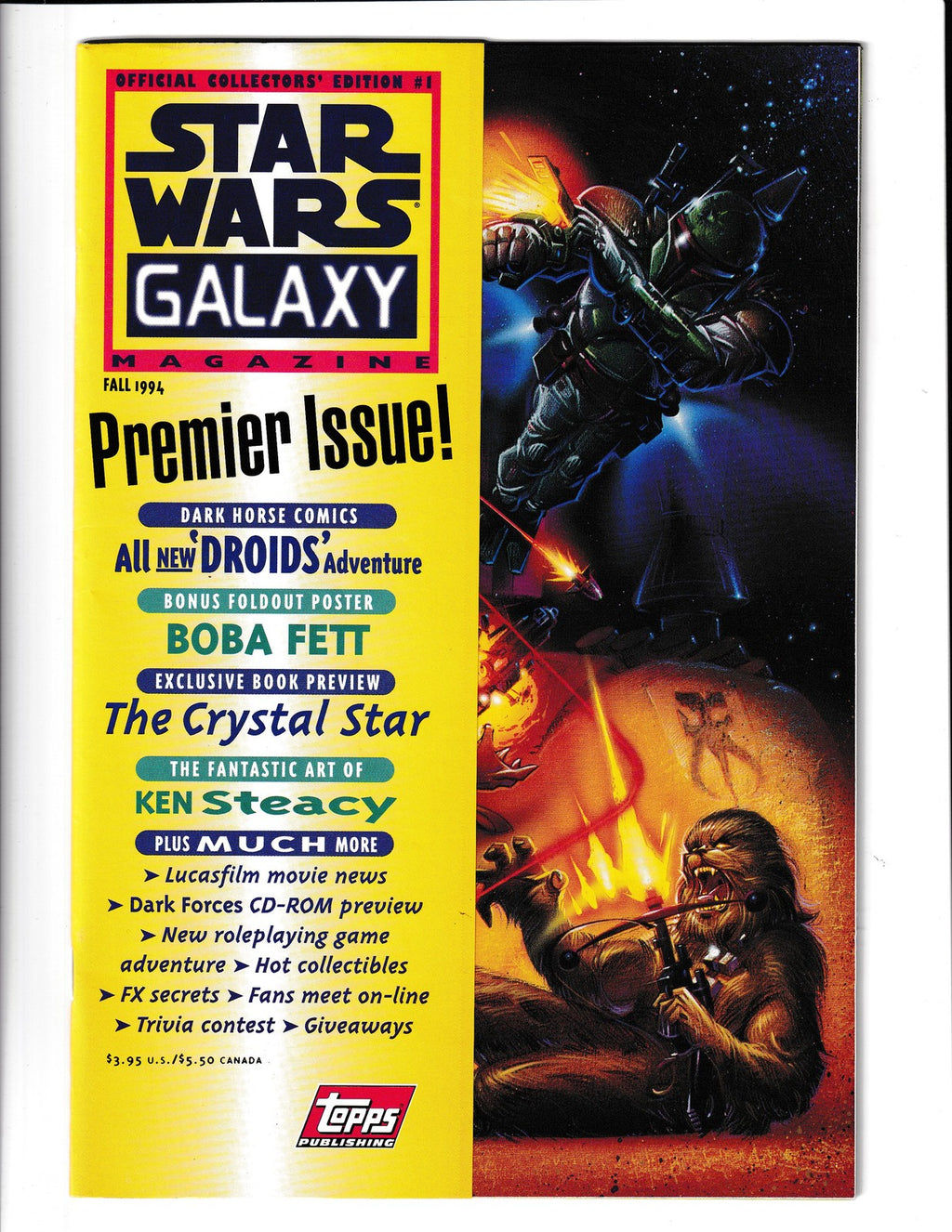 Star Wars Galaxy Magazine #1 (1994) Premiere Issue Topps Comics