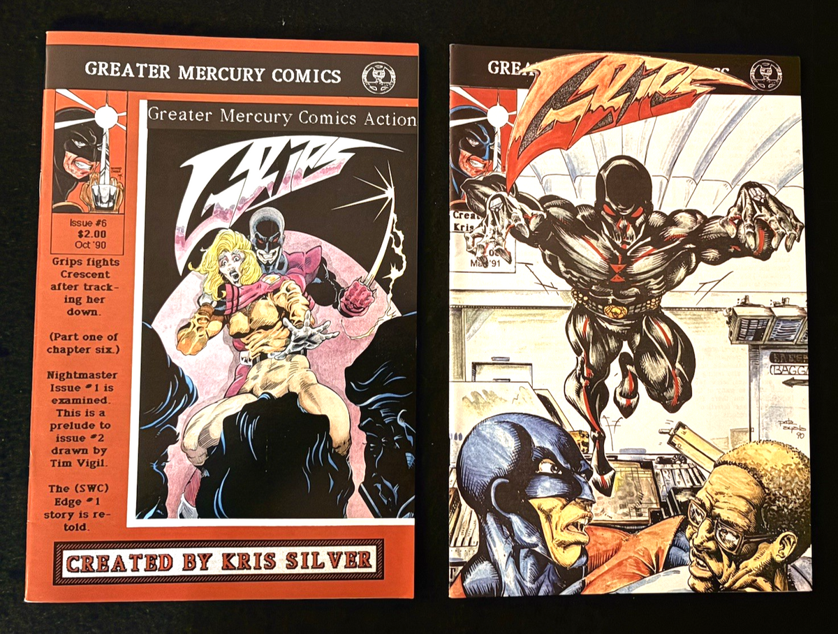 Grips Volume 2 - Run of 9 #1-9 (1989-90) Greater Mercury Comics
