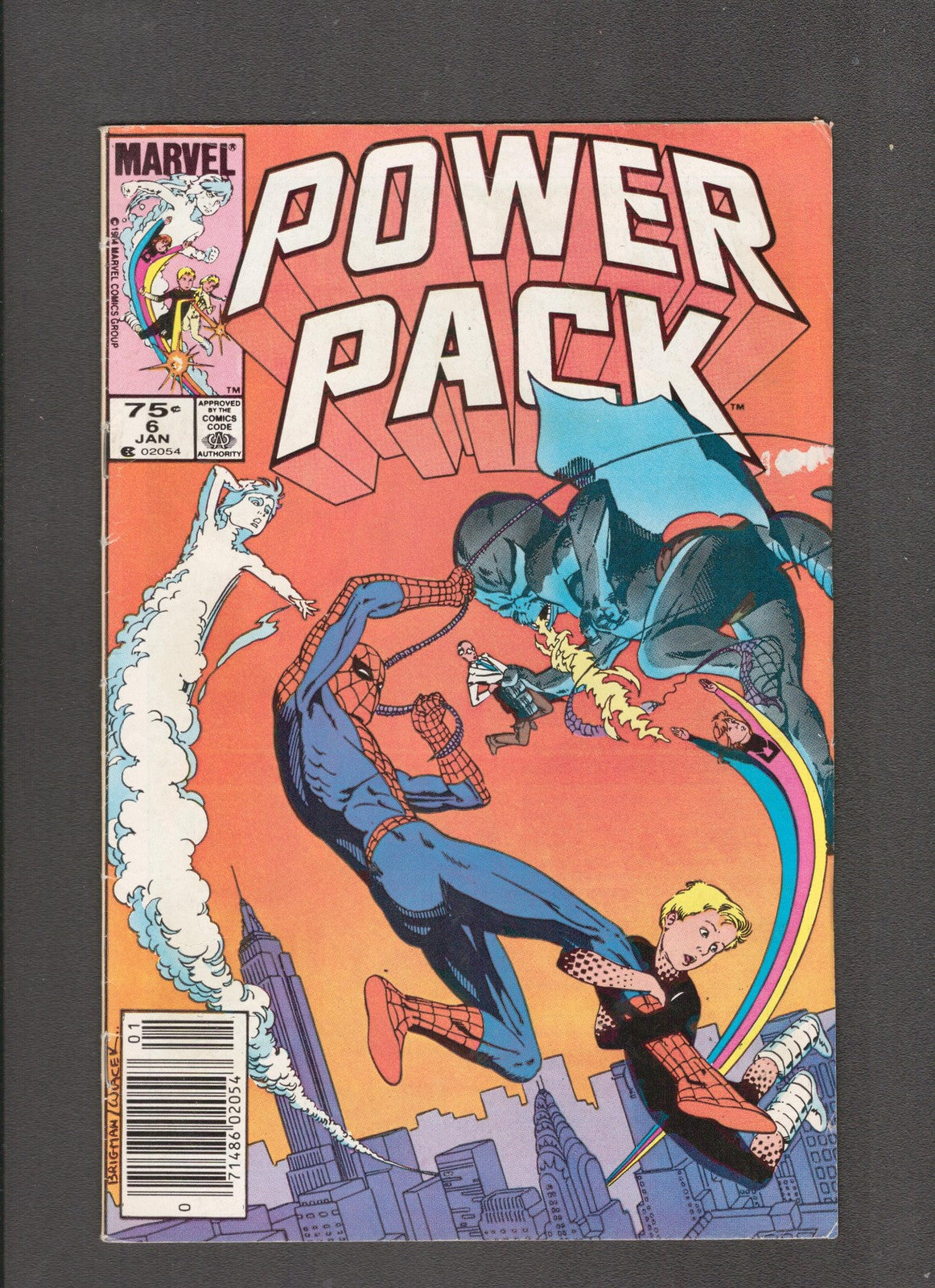 Power Pack #6 (1985) Bob Wiacek Marvel Comics