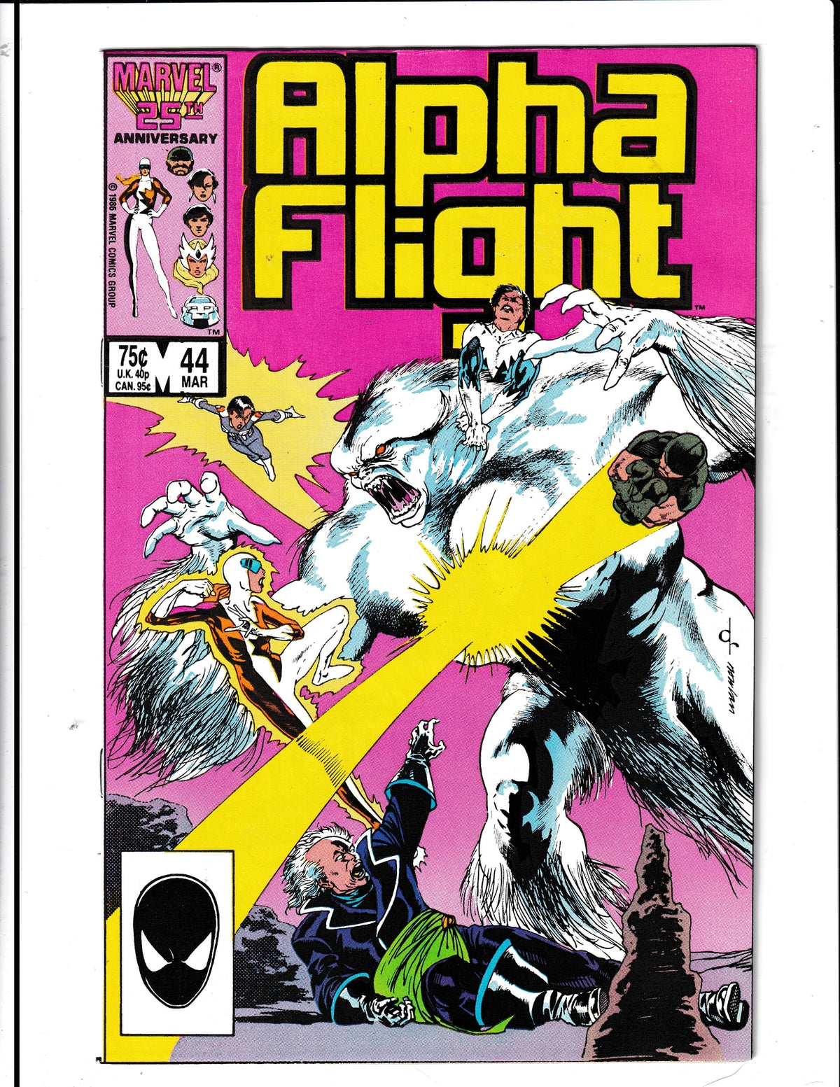 Alpha Flight #44 (1987) Marvel Comics SKU:505