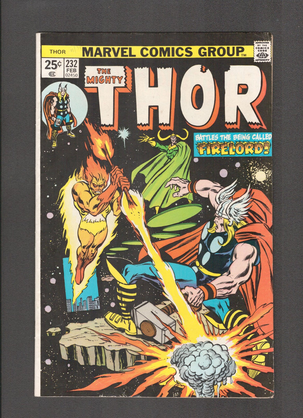 Thor #232 (1975) MVS Stamp Series 1 #85 Lilith Marvel Comics