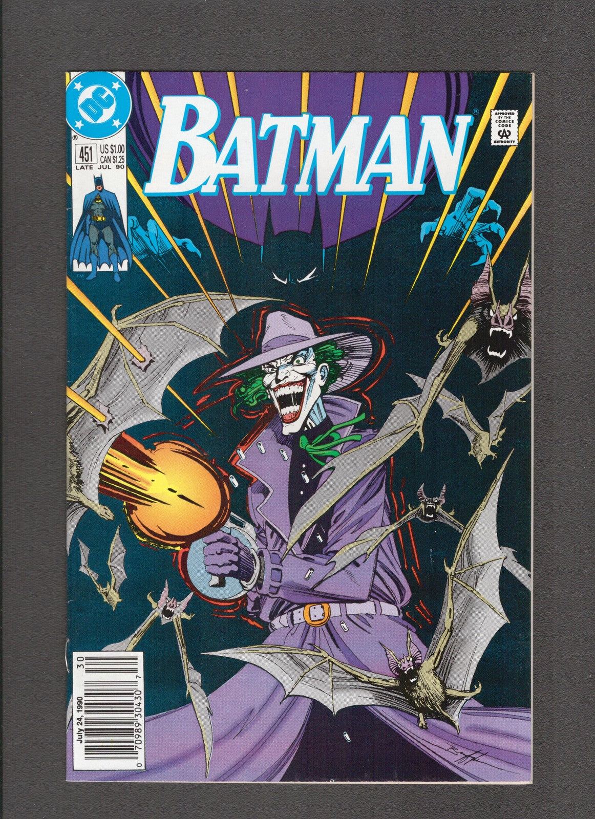 Batman #451 (1990) Death of Joker II DC Comics