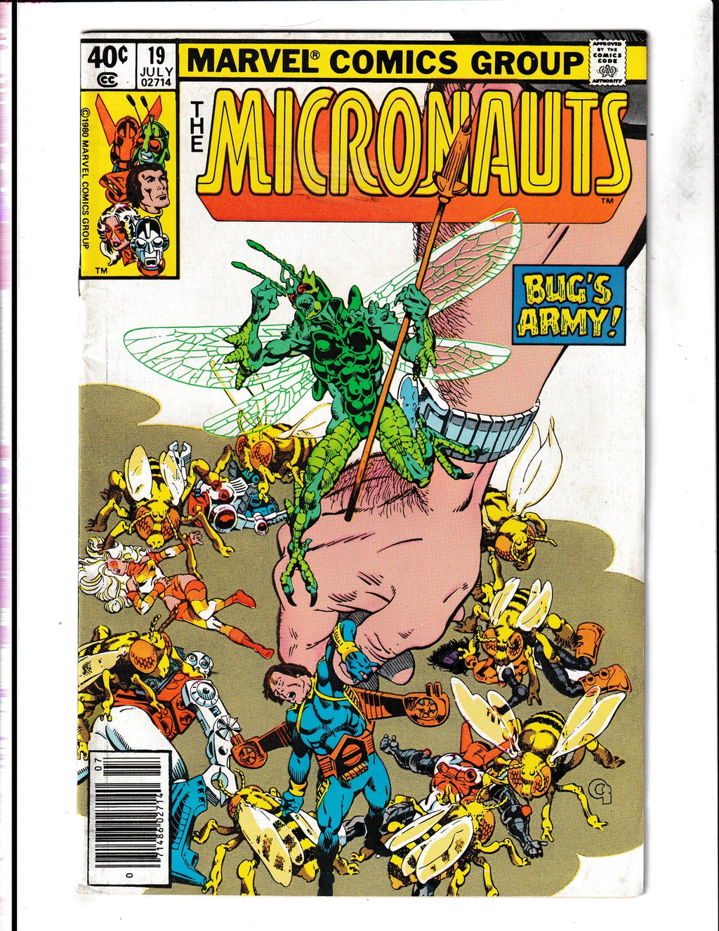 Micronauts #19 (1980) Marvel Comics SKU:1653