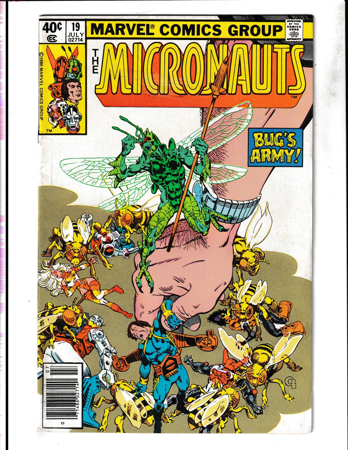 Micronauts #19 (1980) Marvel Comics SKU:1653
