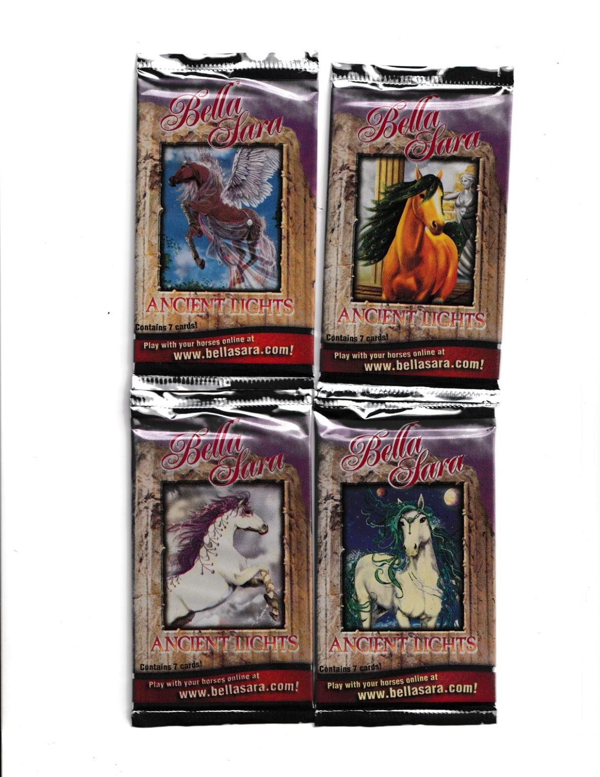 Bella Sara Ancient Lights Sealed Unopened Pack (2007) Hidden City