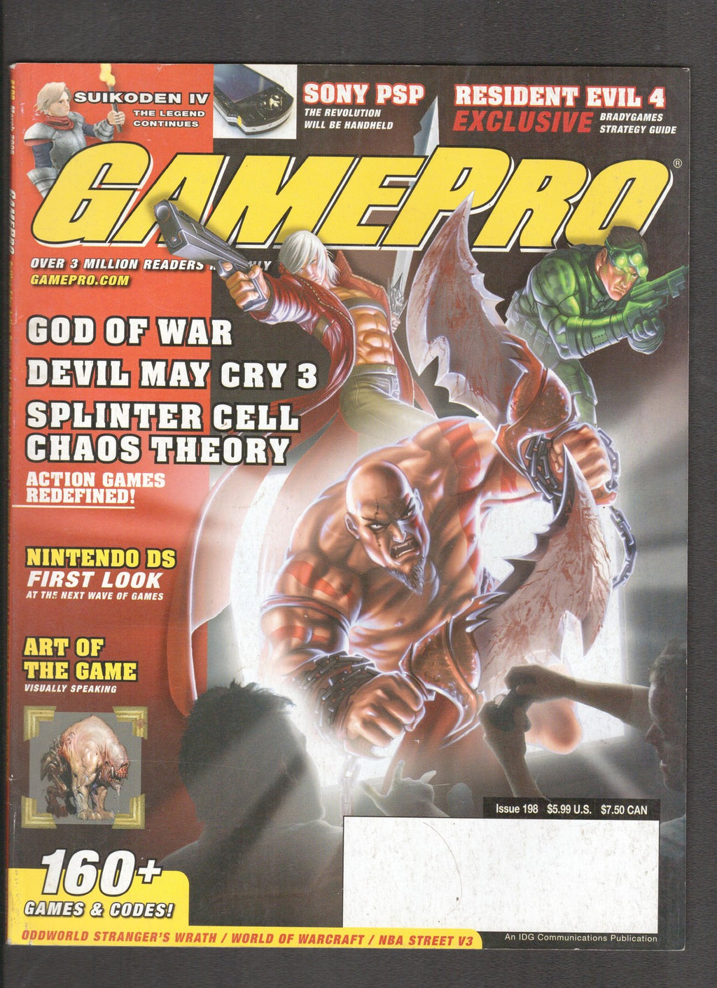 Game Pro #198 (2005) March - God Of War  Comics