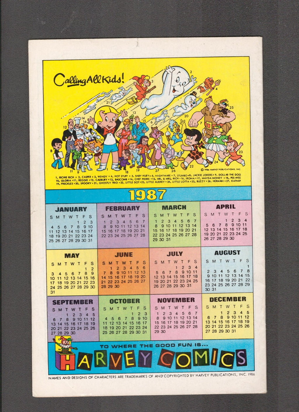 Friendly Ghost, Casper #229 (1987) Harvey Comics
