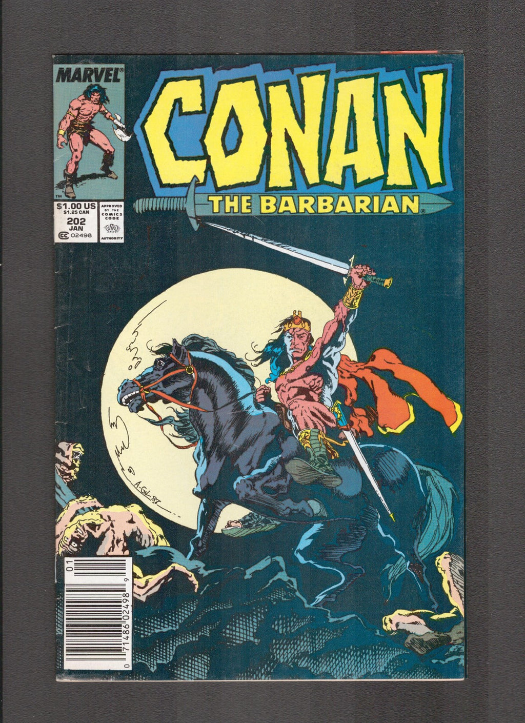 Conan the Barbarian #202 (1988) Armando Gil Marvel Comics