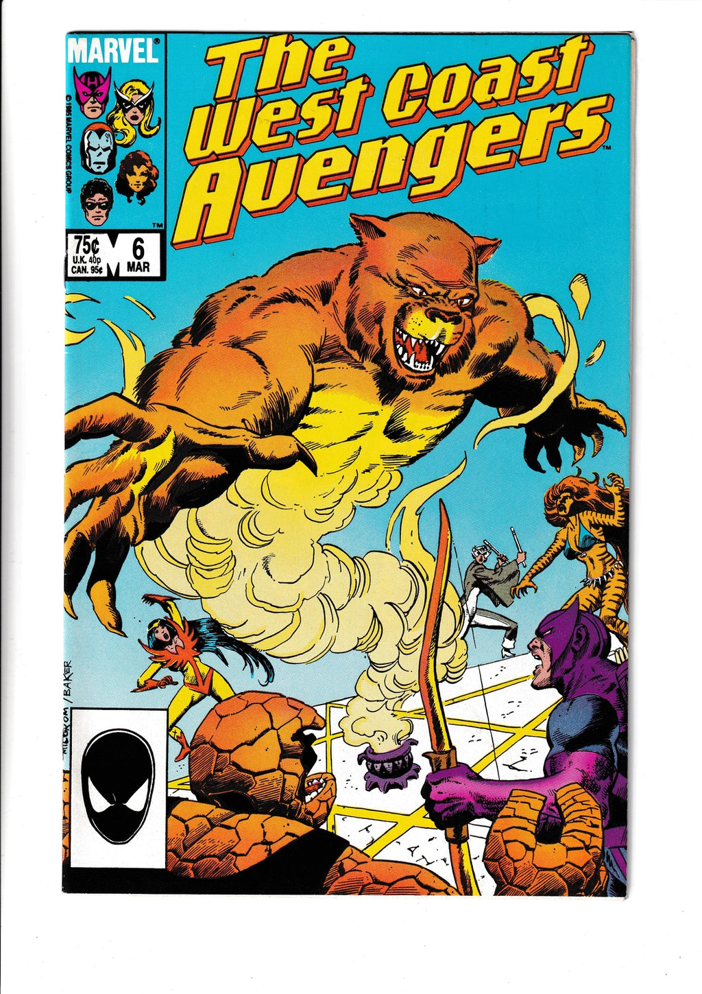 West Coast Avengers #6 (1986) Marvel Comics SKU:171
