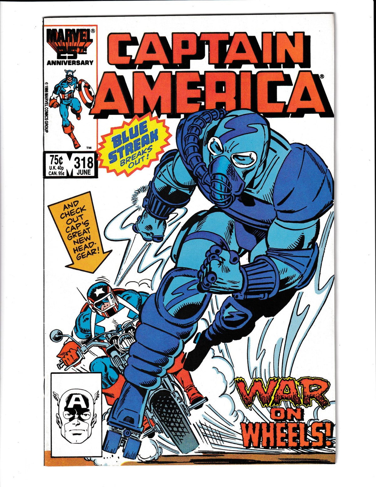 Captain America #318 (1986) Marvel Comics SKU:3274