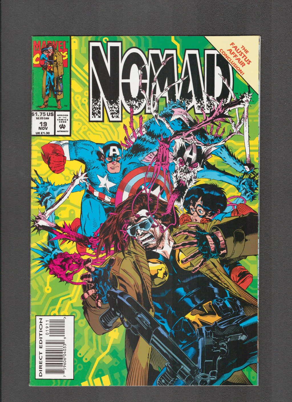 Nomad #19 (1993) Greg Adams - Jim Novak Marvel Comics