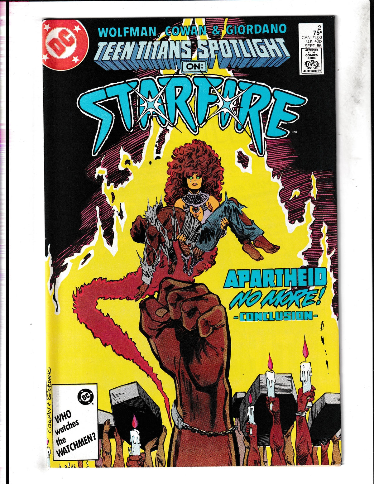Teen Titans Spotlight #2 (1986) StarFire DC Comics