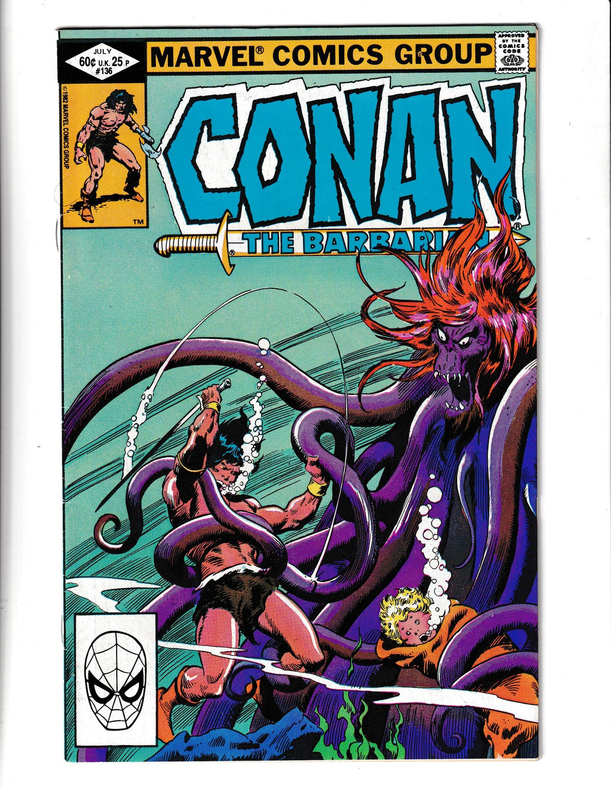 Conan the Barbarian #136 (1982) Marvel Comics SKU:2973