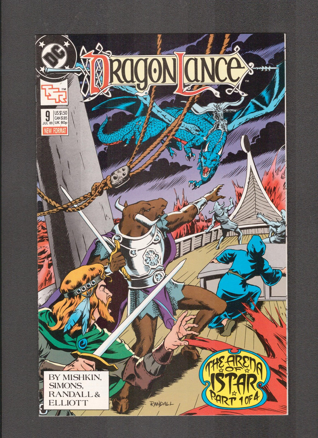 Dragon Lance #9 (1989) Higher Grade DC Comics