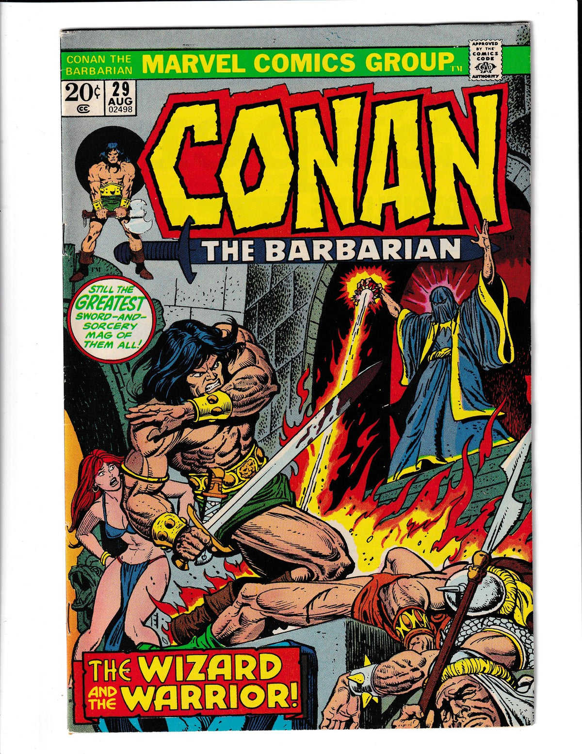 Conan The Barbarian #29 (1973) Buscema, Thomas, Gil Kane Marvel Comics