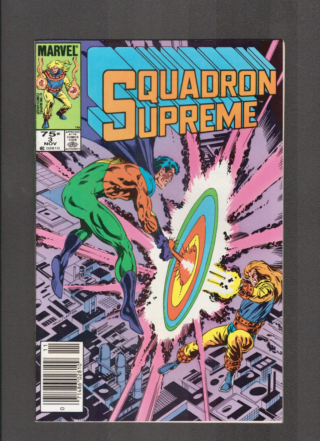 Squadron Supreme #3 (1985) Canadian Newsstand Marvel Comics